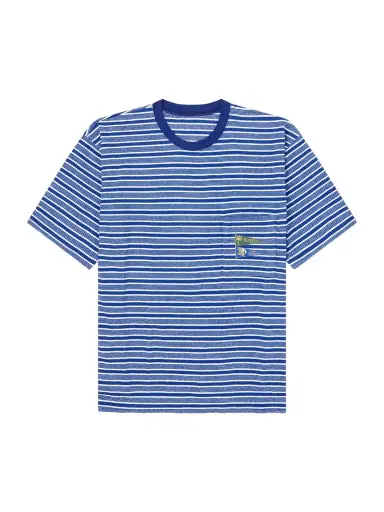 KAPITAL Logo-Appliquéd Striped Cotton-Jersey T-Shirt - Men | Thumbnail 1