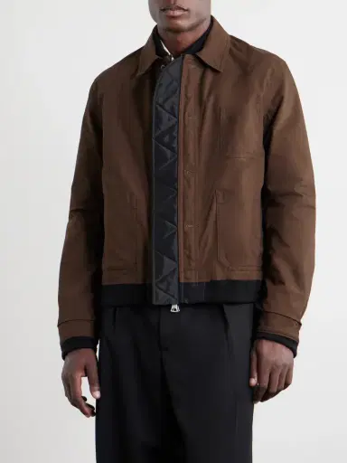 Sacai Reversible Nylon Bomber Jacket - Men | Thumbnail 3