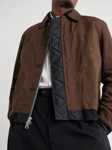Sacai Reversible Nylon Bomber Jacket - Men | Thumbnail 5
