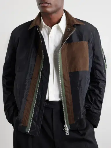 Sacai Reversible Nylon Bomber Jacket - Men | Thumbnail 6