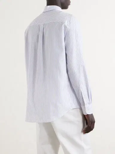 dunhill Striped Cotton Shirt - Men | Thumbnail 4