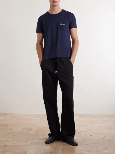 Acne Studios Logo-Embroidered Cotton-Jersey T-Shirt - Men | Thumbnail 2 Acne Studios Logo-Embroidered Cotton-Jersey T-Shirt - Men | Thumbnail 2