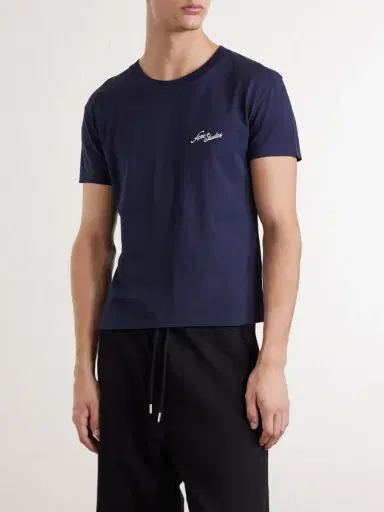 Acne Studios Logo-Embroidered Cotton-Jersey T-Shirt - Men | Thumbnail 3 Acne Studios Logo-Embroidered Cotton-Jersey T-Shirt - Men | Thumbnail 3