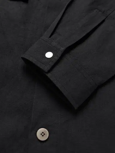 Folk Patch Linen and Cotton-Blend Overshirt - Men | Thumbnail 6