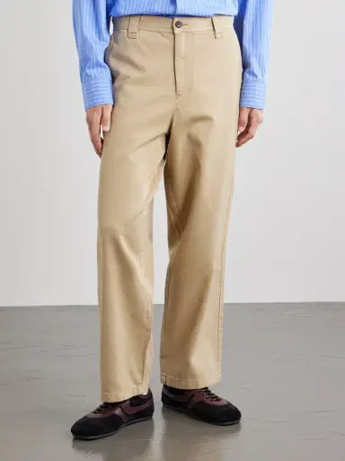 Corridor Wide-Leg Cotton-Twill Trousers - Men | Thumbnail 3