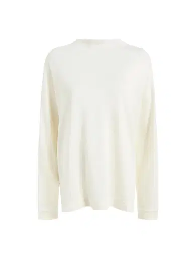 Khaite Dylan Top In Chalk | Thumbnail 1 Khaite Dylan Top In Chalk | Thumbnail 1