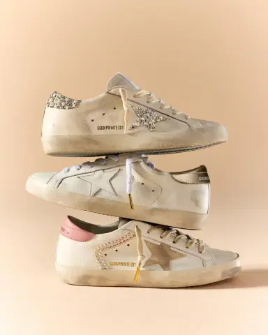 Golden Goose Super-Star Low-Top Leather Sneakers | Thumbnail 4