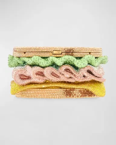 Judith Leiber Couture Lightly Toasted Crystal Sandwich Minaudiere | Thumbnail 4 Judith Leiber Couture Lightly Toasted Crystal Sandwich Minaudiere | Thumbnail 4