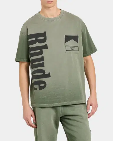 Rhude Men's Cotton Logo Pocket T-Shirt | Thumbnail 4 Rhude Men's Cotton Logo Pocket T-Shirt | Thumbnail 4