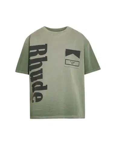 Rhude Men's Cotton Logo Pocket T-Shirt | Thumbnail 1 Rhude Men's Cotton Logo Pocket T-Shirt | Thumbnail 1