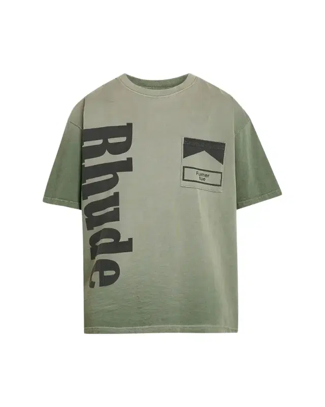 Rhude Men 's Cotton Logo Pocket T-Shirt