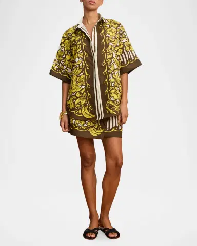 ALÉMAIS Mona Button-Front Shirt | Thumbnail 2 ALÉMAIS Mona Button-Front Shirt | Thumbnail 2