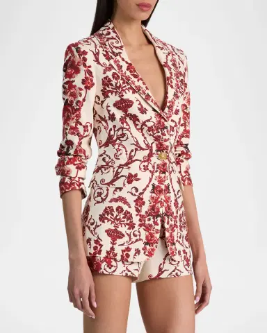 Alice + Olivia Macey Notch-Collar Blazer | Thumbnail 6 Alice + Olivia Macey Notch-Collar Blazer | Thumbnail 6