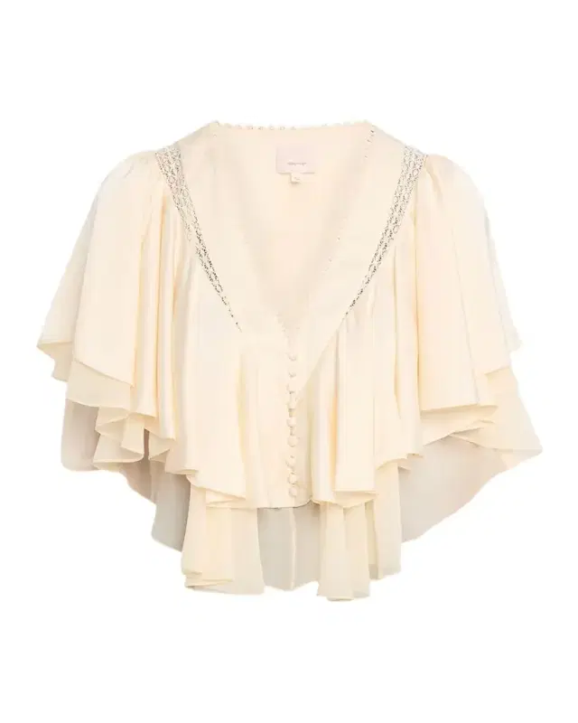 Cinq à Sept Mary Tiered Crop Top