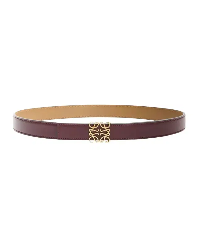 Loewe Anagram Reversible Leather Belt