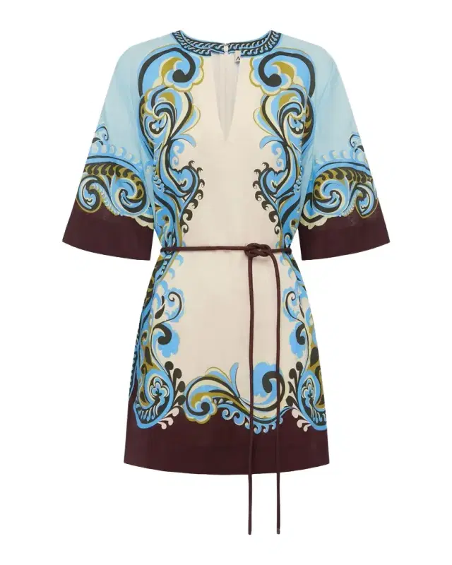ALÉMAIS Natalia Linen Mini Dress