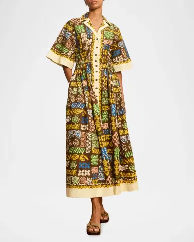 ALÉMAIS Minnie Cotton Midi Shirtdress | Thumbnail 2 ALÉMAIS Minnie Cotton Midi Shirtdress | Thumbnail 2