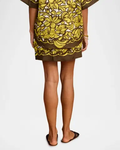 ALÉMAIS Mona Sarong Mini Skirt | Thumbnail 3