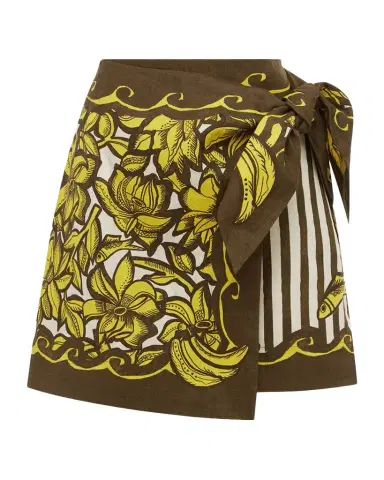 ALÉMAIS Mona Sarong Mini Skirt | Thumbnail 1