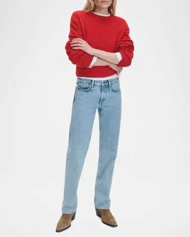 rag & bone Harlow Low-Rise Straight Jeans | Thumbnail 2 rag & bone Harlow Low-Rise Straight Jeans | Thumbnail 2