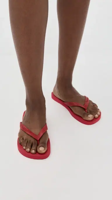 Havaianas Top Flip Flops Red | Thumbnail 3