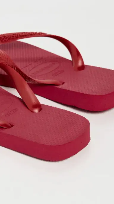 Havaianas Top Flip Flops Red | Thumbnail 4