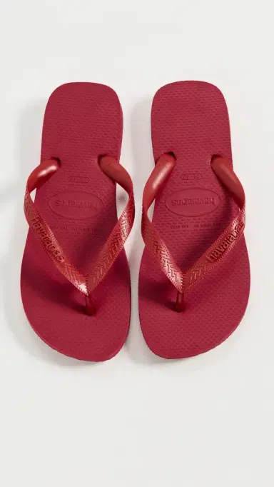 Havaianas Top Flip Flops Red | Thumbnail 5