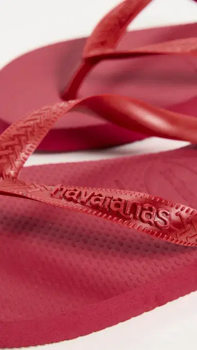 Havaianas Top Flip Flops Red | Thumbnail 6