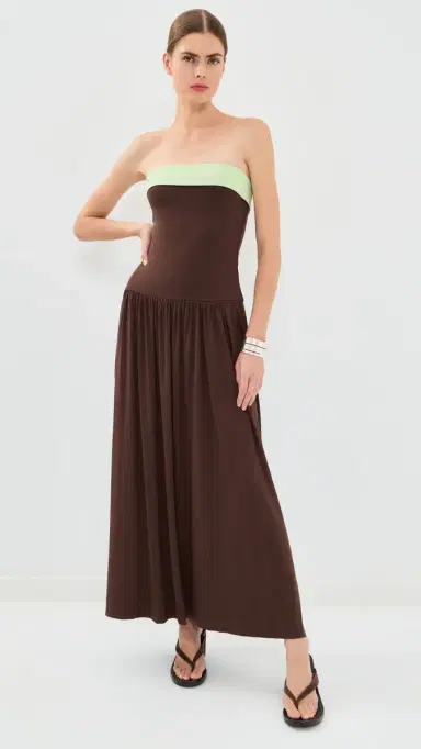 NIA Santo axi Dress Coffee | Thumbnail 2 NIA Santo axi Dress Coffee | Thumbnail 2