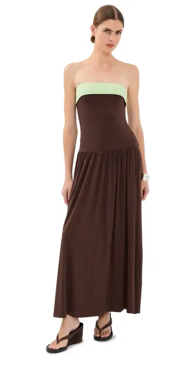 NIA Santo axi Dress Coffee | Thumbnail 1 NIA Santo axi Dress Coffee | Thumbnail 1