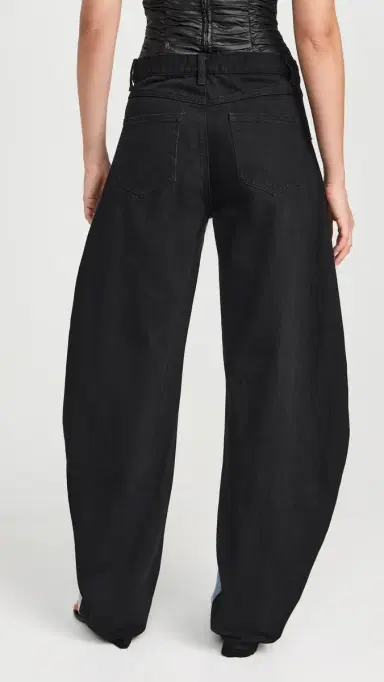 LIONESS Horseshoe Jeans plit Blue | Thumbnail 3