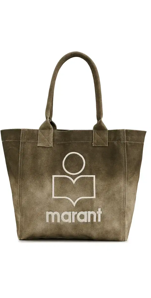 Isabel Marant Small Yenky Tote Bag Khaki One Size
