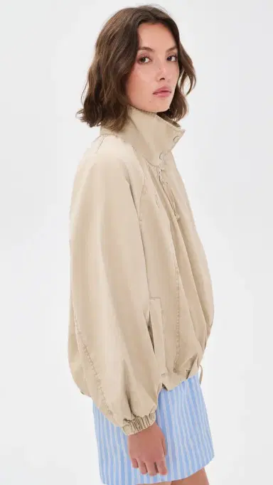 Free People Chelsea Jacket Oatmeal | Thumbnail 4
