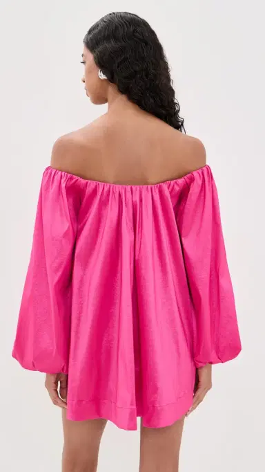 Show Me Your Mumu Brenna ini Dress Dragonfruit Taffeta | Thumbnail 3 Show Me Your Mumu Brenna ini Dress Dragonfruit Taffeta | Thumbnail 3