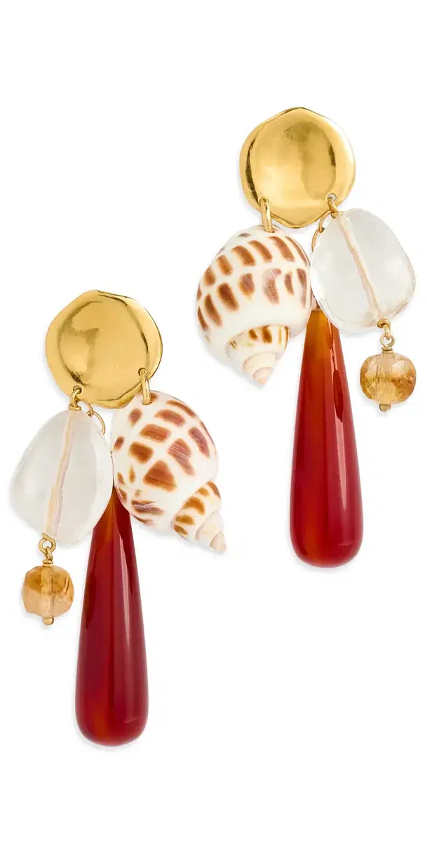 Shore Charm Earrings Sunset One Size Shore Charm Earrings Sunset One Size