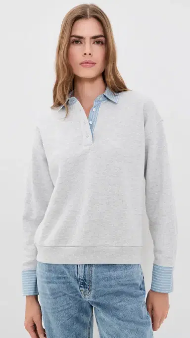 RAILS Zavier weatshirt Heather Grey | Thumbnail 2