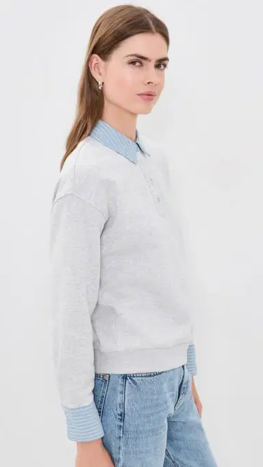 RAILS Zavier weatshirt Heather Grey | Thumbnail 4