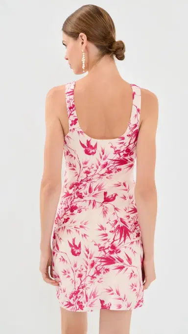 ALIX OF BOHEMIA Addie Rosette Bird Silk Mini Dress | Thumbnail 3 ALIX OF BOHEMIA Addie Rosette Bird Silk Mini Dress | Thumbnail 3
