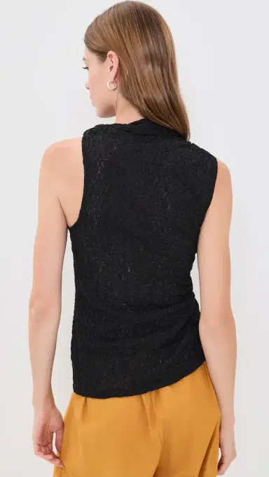 Proenza Schouler White Label Circe Top In tretch Lace Black | Thumbnail 3 Proenza Schouler White Label Circe Top In tretch Lace Black | Thumbnail 3