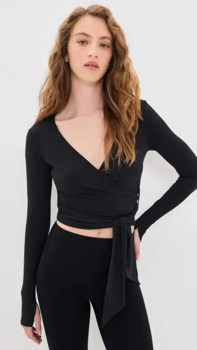 Splits59 Bella Airweight Lite Wrap Top | Thumbnail 2 Splits59 Bella Airweight Lite Wrap Top | Thumbnail 2