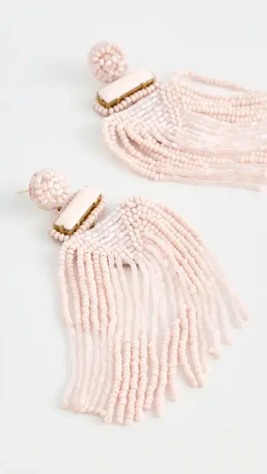 Deepa Gurnani Jody Earrings Baby Pink | Thumbnail 4 Deepa Gurnani Jody Earrings Baby Pink | Thumbnail 4