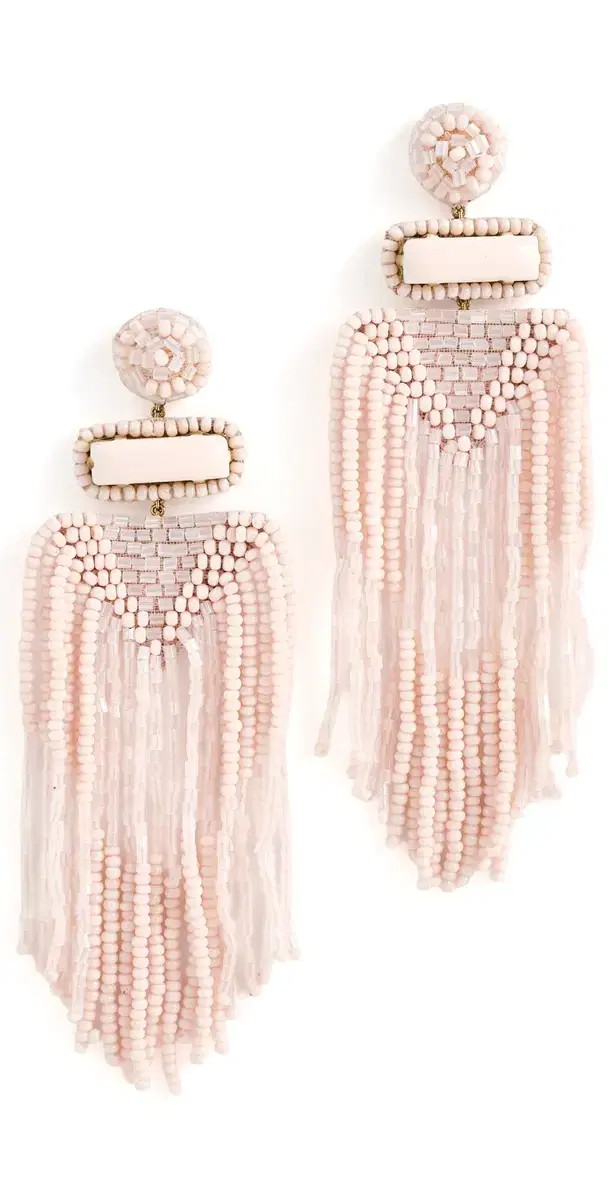 Jody Earrings Baby Pink One Size