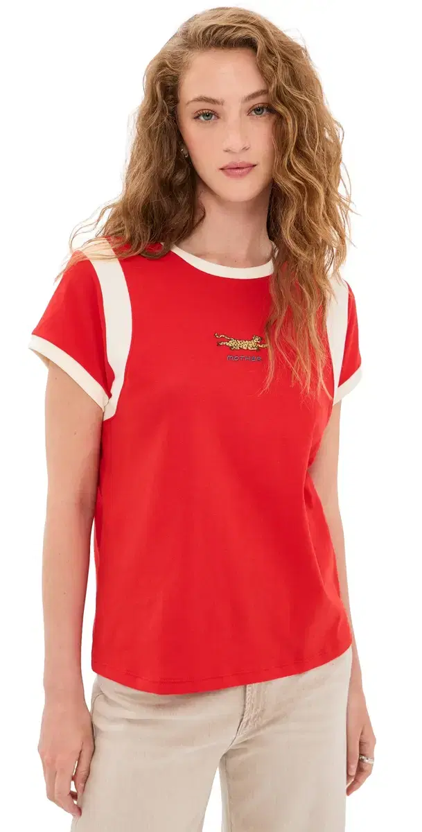 MOTHER The Boxy Goodie Inset Tee Mother Jag