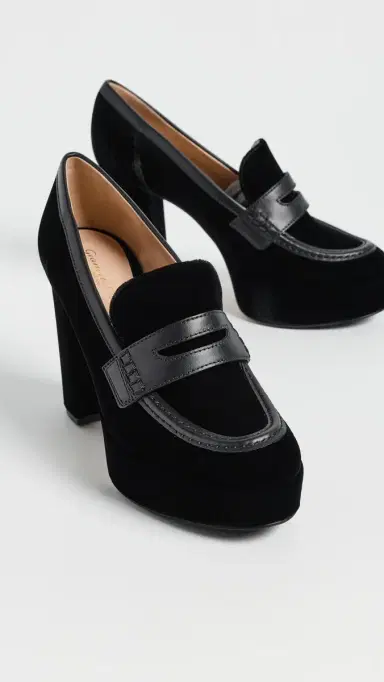 Gianvito Rossi Hadden Velluto Calfskin Heels | Thumbnail 5