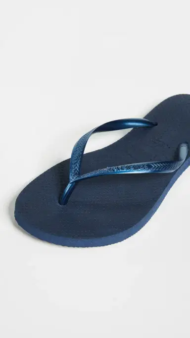 Havaianas Slim Flip Flops Navy 6 | Thumbnail 6