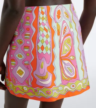 PUCCI Angoli twill wrap skirt | Thumbnail 2