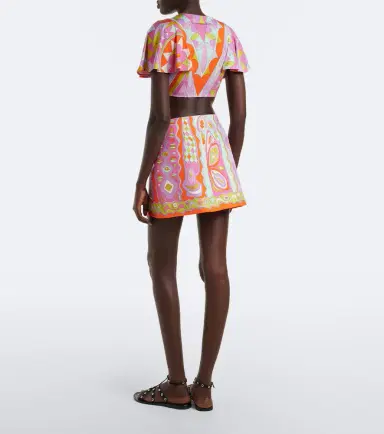 PUCCI Angoli twill wrap skirt | Thumbnail 5