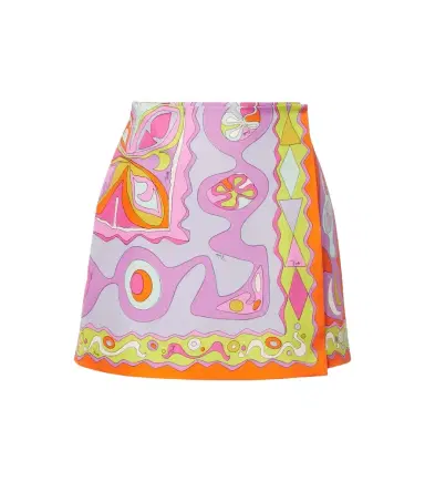 PUCCI Angoli twill wrap skirt | Thumbnail 1
