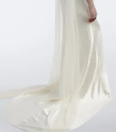 Danielle Frankel Bridal Mari caped wool and silk gown | Thumbnail 8 Danielle Frankel Bridal Mari caped wool and silk gown | Thumbnail 8