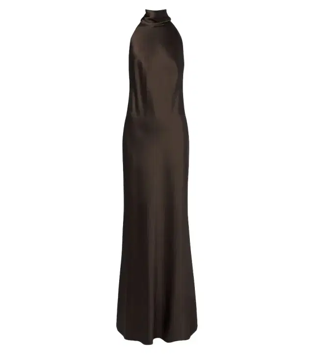 Ralph Lauren Collection Chilton halterneck satin gown